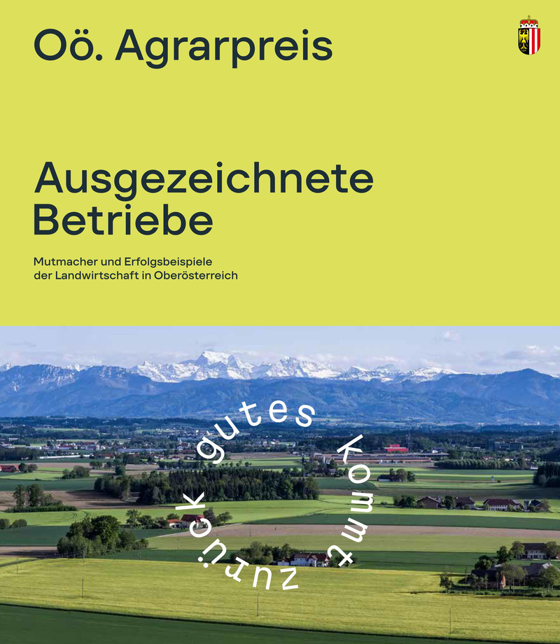 Titelseite der Agrarpreis 2025-Broschüre mit Landschaftsfoto